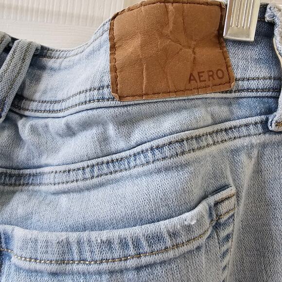 Aeropostale 4R Low Rise Flare Jeans Light Wash Y2K Vintage Retro Revival Classic - Picture 7 of 10